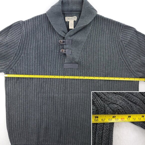 Duluth Trading Infantry Sweater High Shawl Neck Wool Blend Men's 3XL - Picture 6 of 10